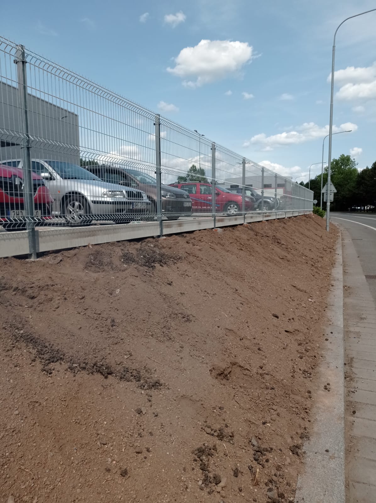 Oplocení zinkovým svařovaným panelem 3D Jabloné